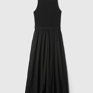 NWT GAP Black Sleeveless Maxi Dress